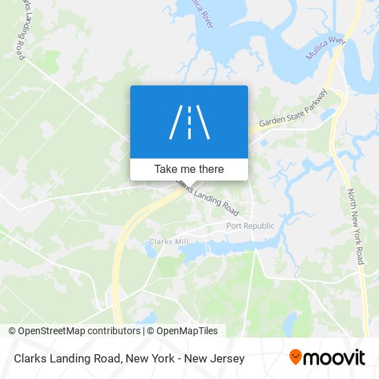 Mapa de Clarks Landing Road