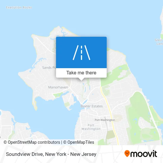Soundview Drive map