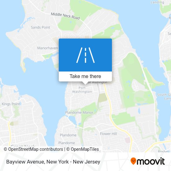 Bayview Avenue map