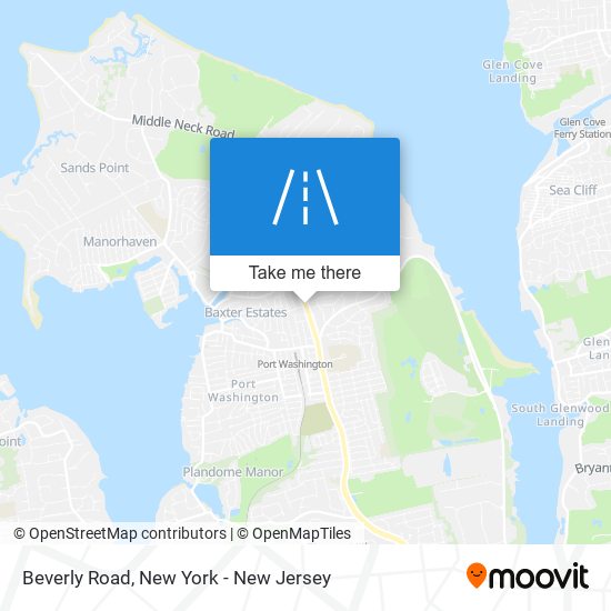 Beverly Road map