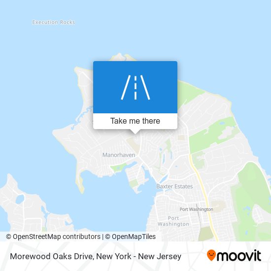 Morewood Oaks Drive map