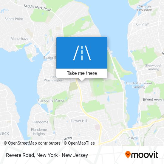 Revere Road map