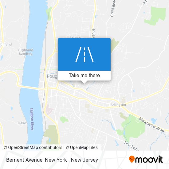 Bement Avenue map