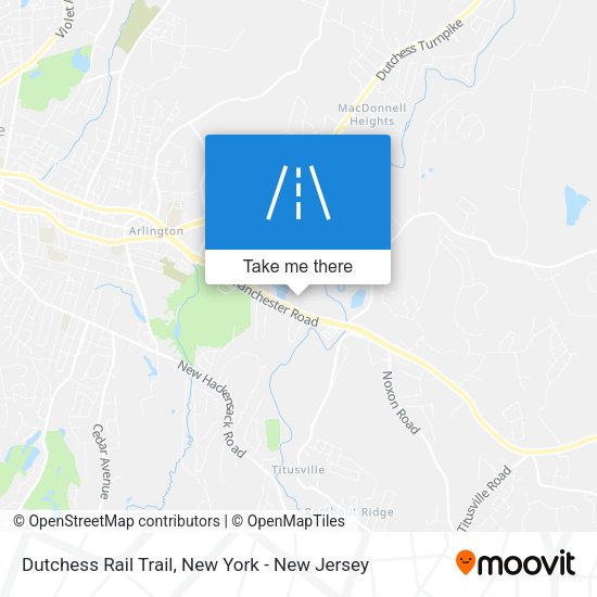 Mapa de Dutchess Rail Trail