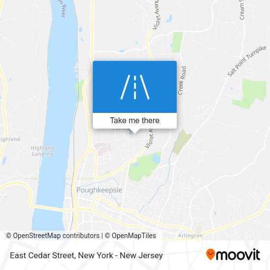 Mapa de East Cedar Street