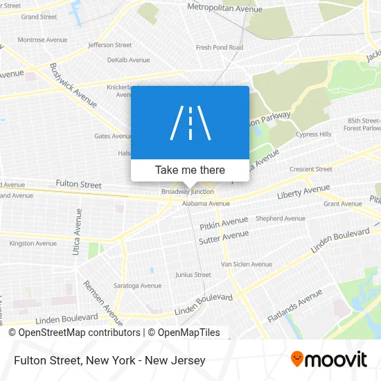 Fulton Street map