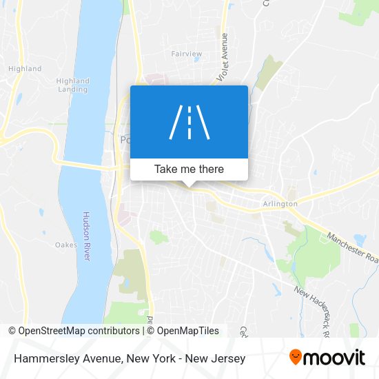 Mapa de Hammersley Avenue