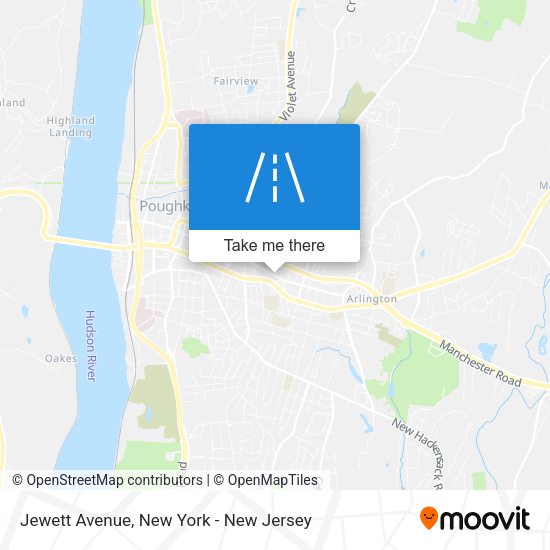 Mapa de Jewett Avenue