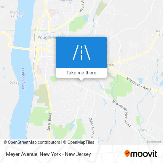 Mapa de Meyer Avenue