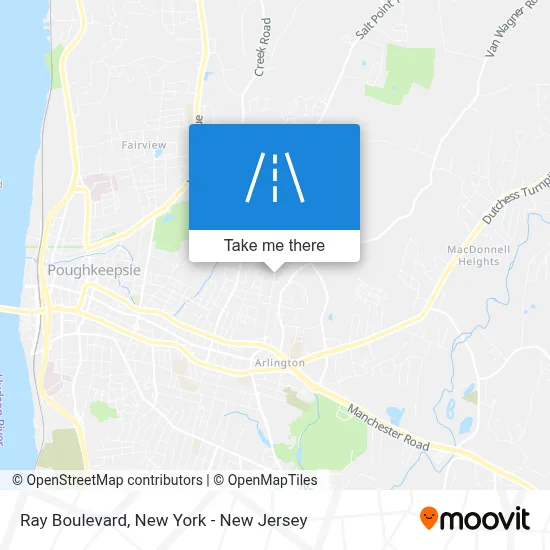 Ray Boulevard map