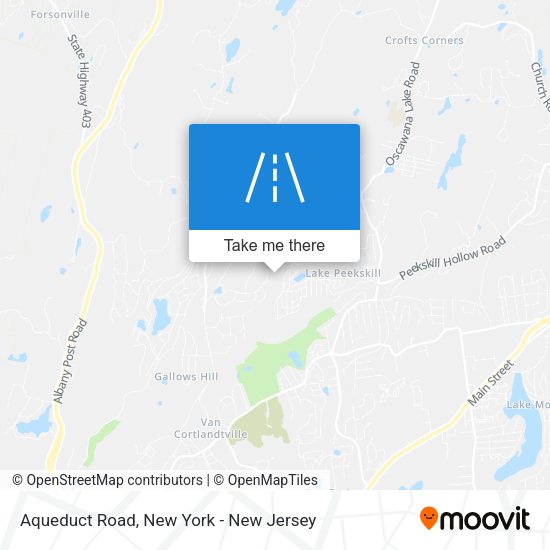Mapa de Aqueduct Road
