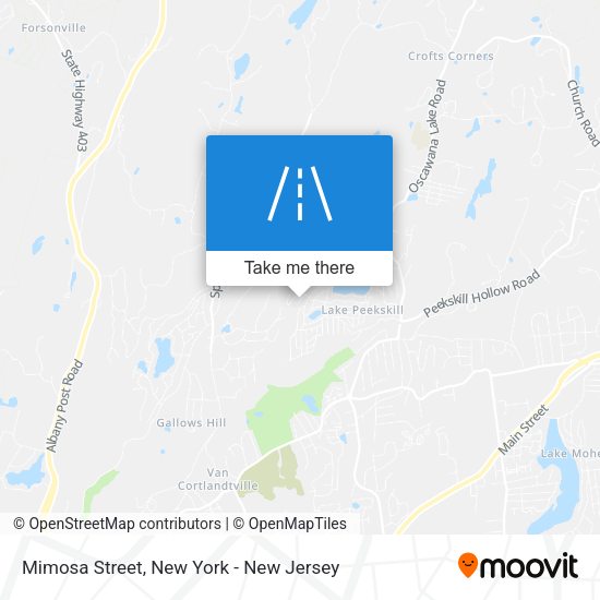 Mapa de Mimosa Street