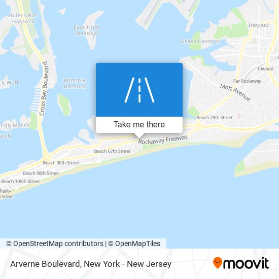 Mapa de Arverne Boulevard