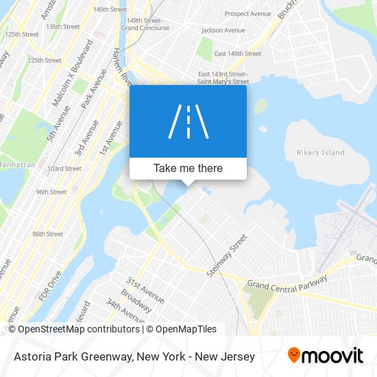 Astoria Park Greenway map