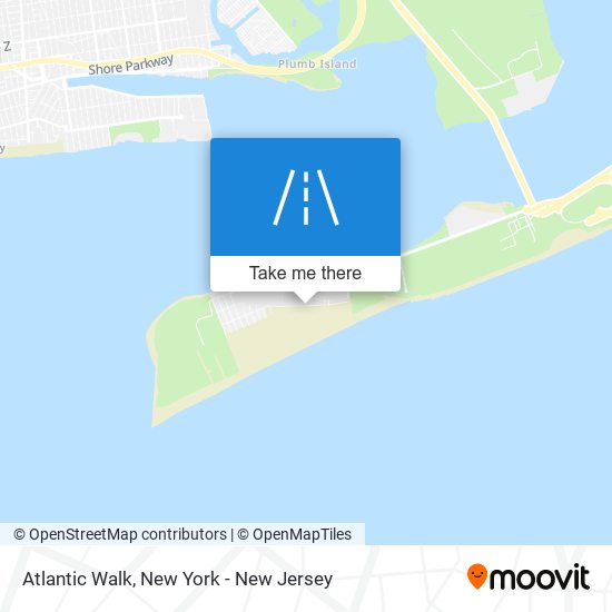 Atlantic Walk map