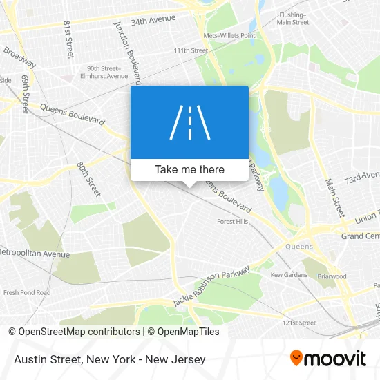 Austin Street map