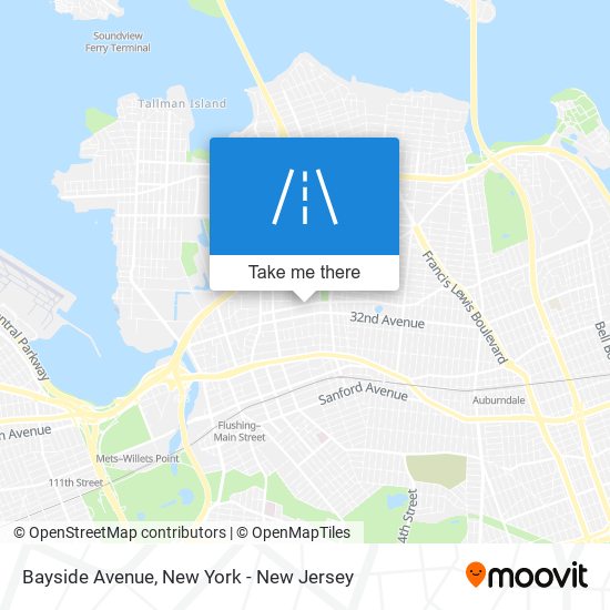 Bayside Avenue map