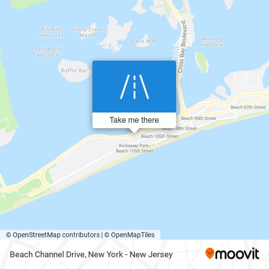 Mapa de Beach Channel Drive
