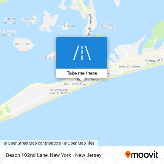 Mapa de Beach 102nd Lane