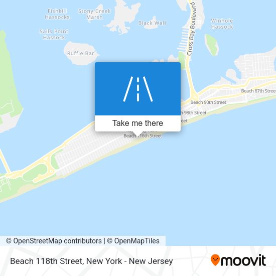 Mapa de Beach 118th Street