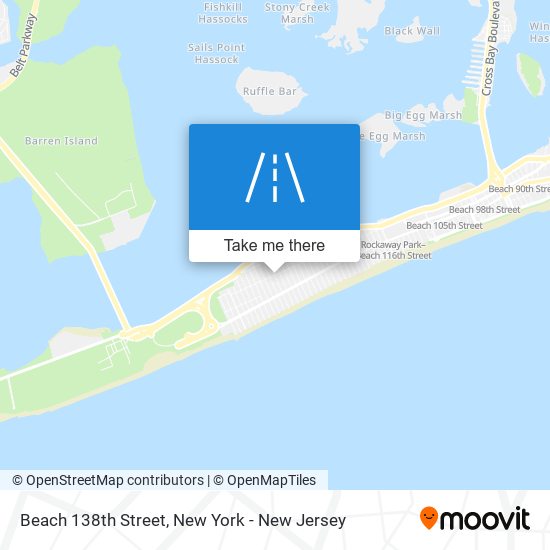 Beach 138th Street map