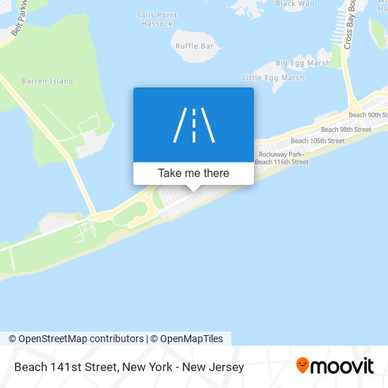 Beach 141st Street map