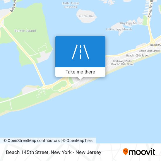 Mapa de Beach 145th Street