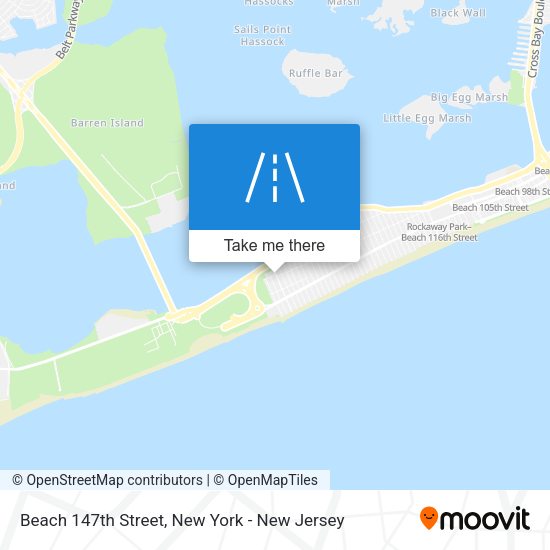 Beach 147th Street map