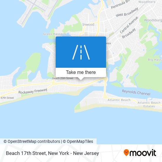 How to get to Beach 17th Street, Queens by bus, subway or train?