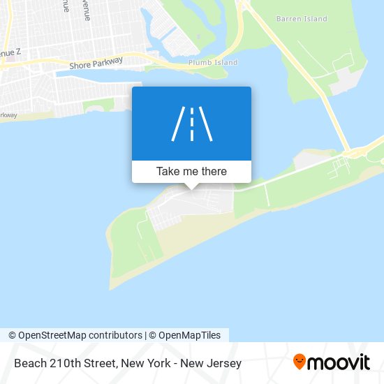 Mapa de Beach 210th Street