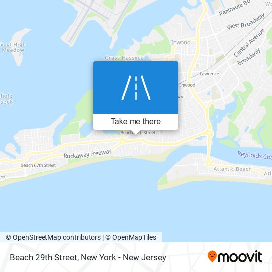 Beach 29th Street map