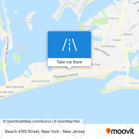 Mapa de Beach 45th Street