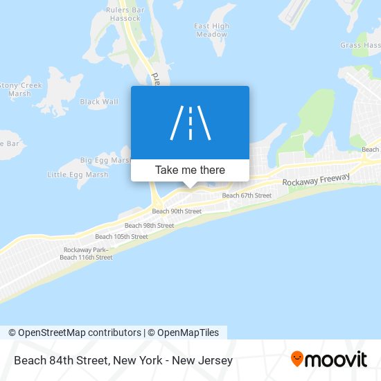 Mapa de Beach 84th Street