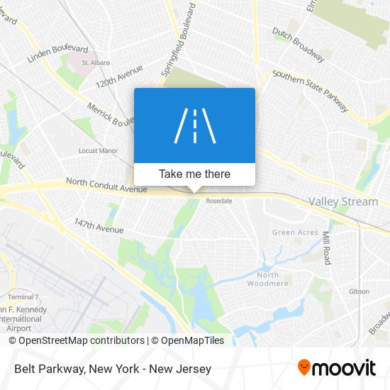 Belt Parkway map