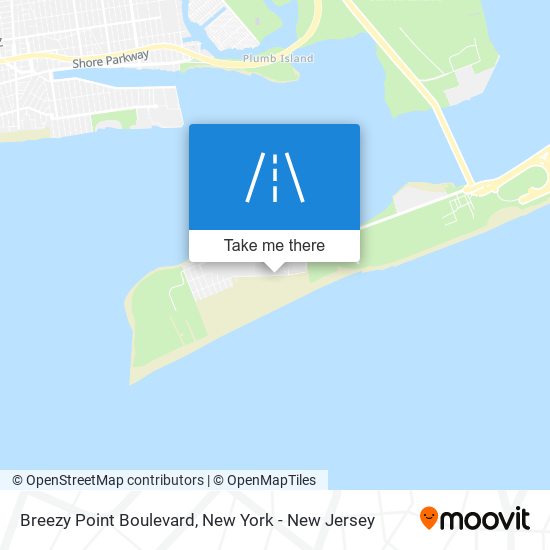 Mapa de Breezy Point Boulevard