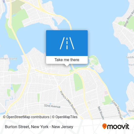 Mapa de Burton Street