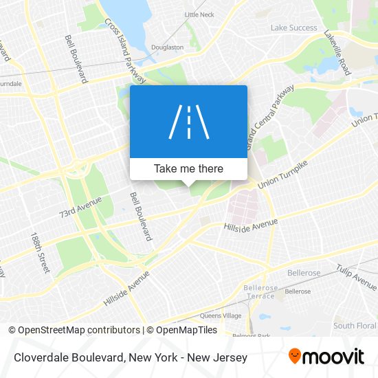Cloverdale Boulevard map