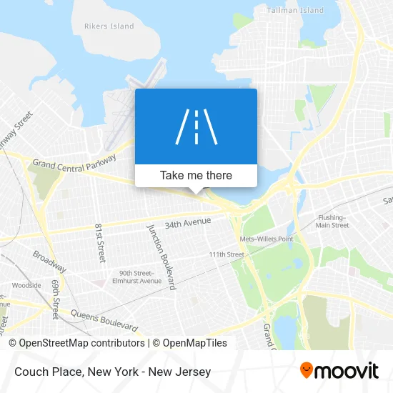 Couch Place map