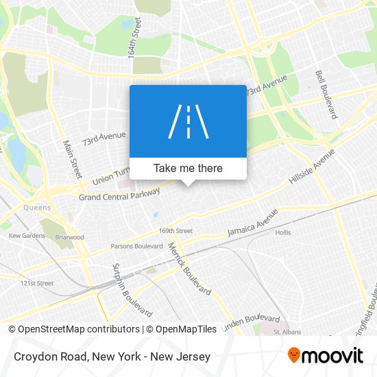 Mapa de Croydon Road