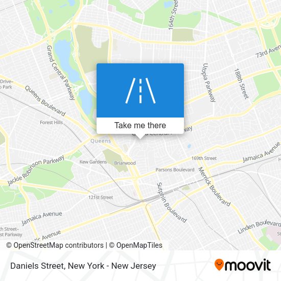 Mapa de Daniels Street