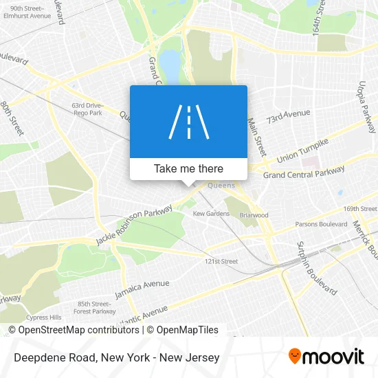 Deepdene Road map