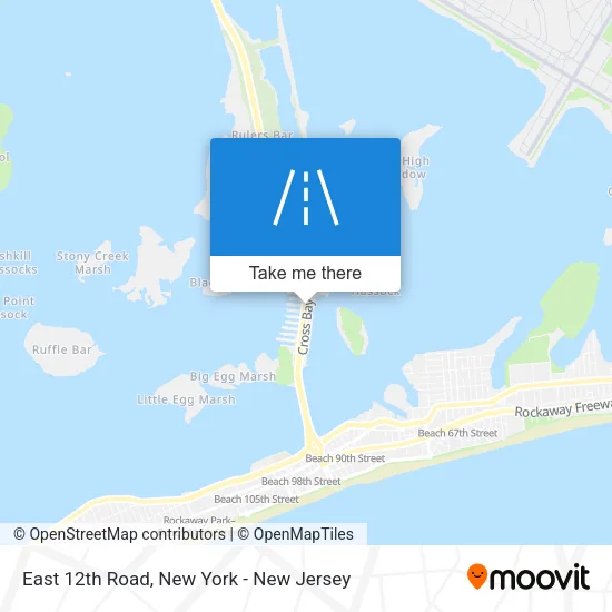 Mapa de East 12th Road