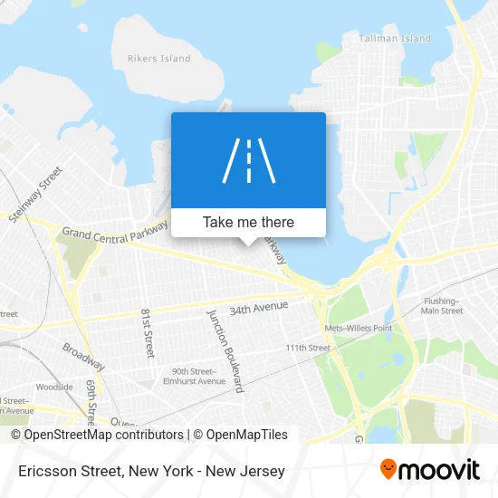 Ericsson Street map