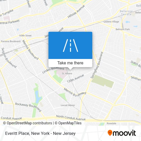 Mapa de Everitt Place