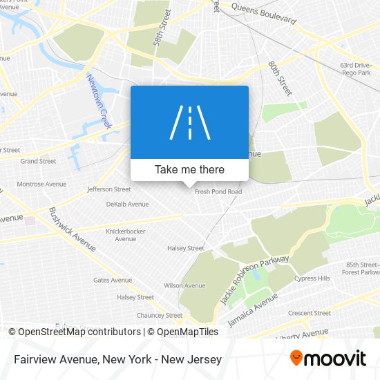 Mapa de Fairview Avenue