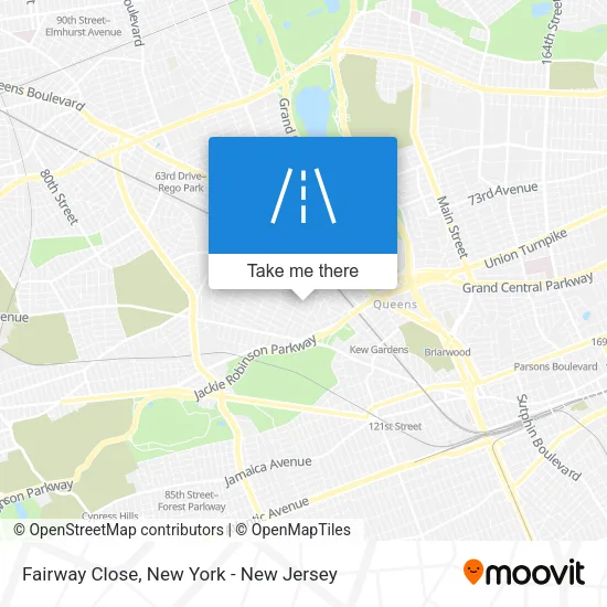Fairway Close map