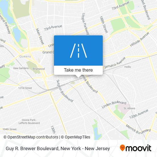 Guy R. Brewer Boulevard map
