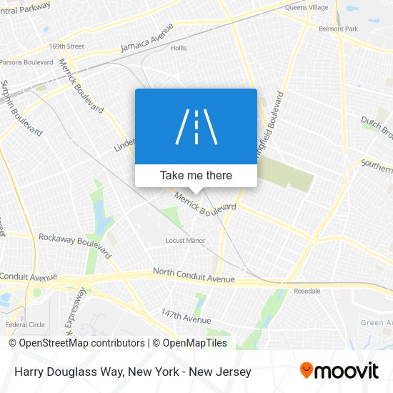 Harry Douglass Way map