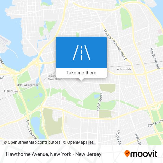 Hawthorne Avenue map