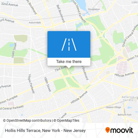 Mapa de Hollis Hills Terrace